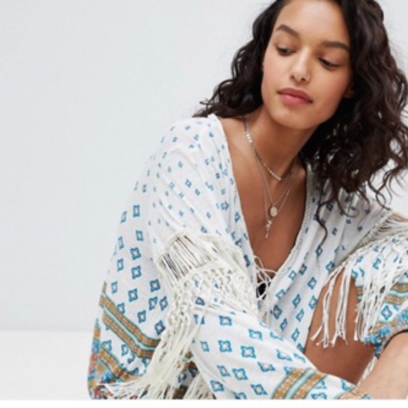 NWT Free People long sleeve blouse, size S - Picture 2 of 6